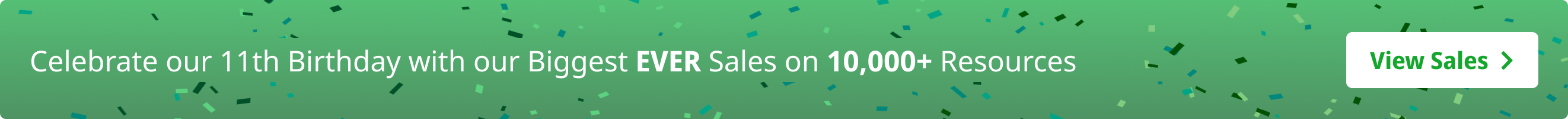 Birthday Sale