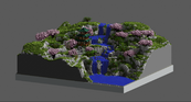 Cherry Blossom Waterfall Temple 1.png