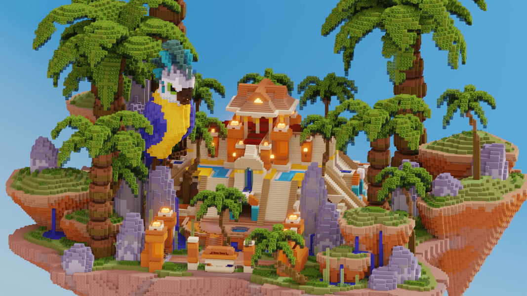 Aztec Skyblock Spawn BuiltByBit MC Market