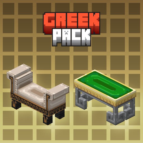Greek Furniture Pack Volume 1 BuiltByBit (MCMarket)