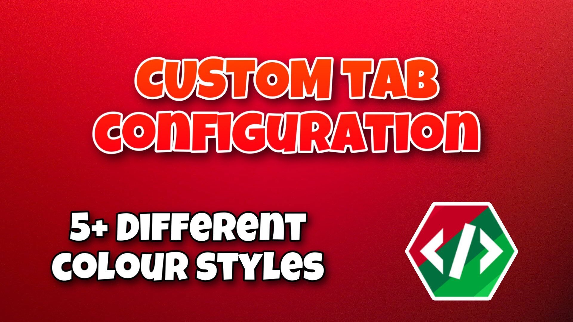 Tab configuration multiple colours builtbybit mc market 