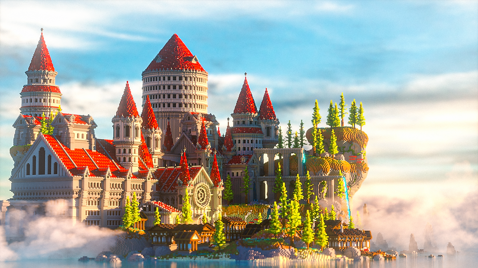 fantasy castle minecraft