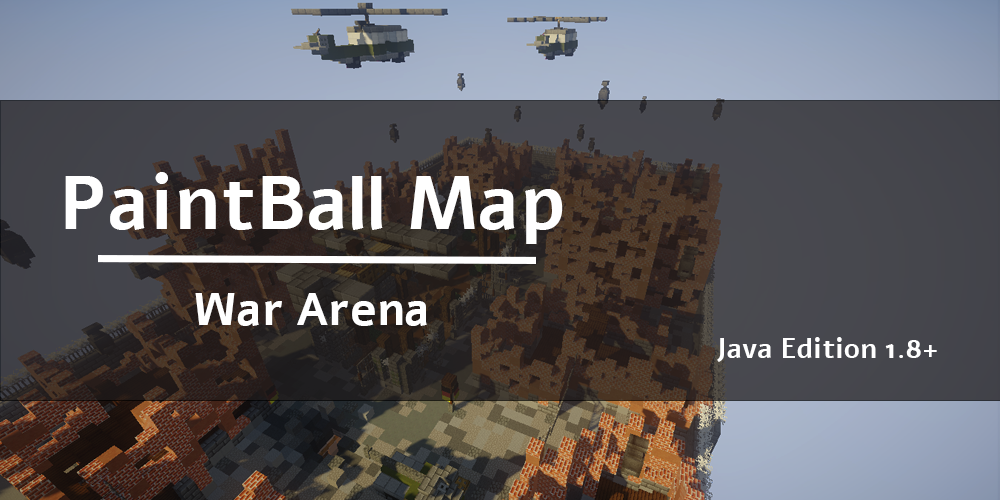 minecraft paintball arena