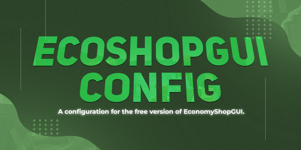 EconomyShopGUI Config | Over 900 Items | BuiltByBit