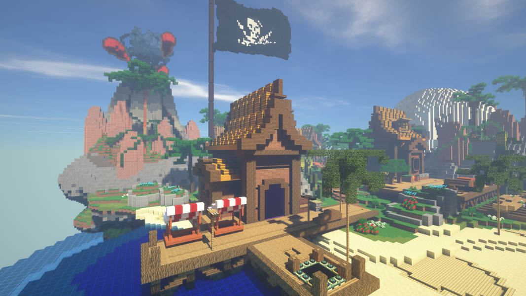 Pirate Town - SkyBlock Spawn |200x200| | BuiltByBit