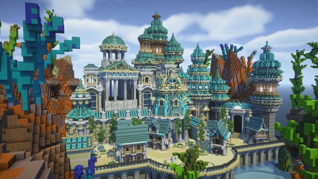 Lobby - Aquatic Temple - |200x200| | BuiltByBit (MC-Market)