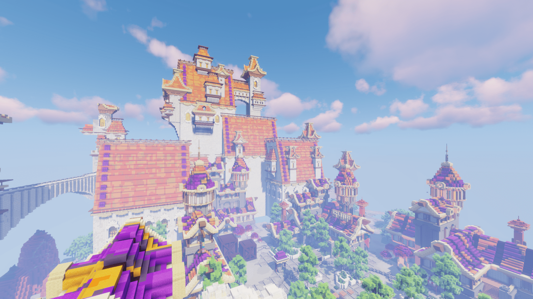 Orange Castle - Minecraft Hub | BuiltByBit