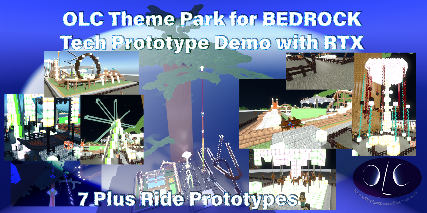OLC Theme Park Tech Demo-Prototype RTX | BuiltByBit (MC-Market)