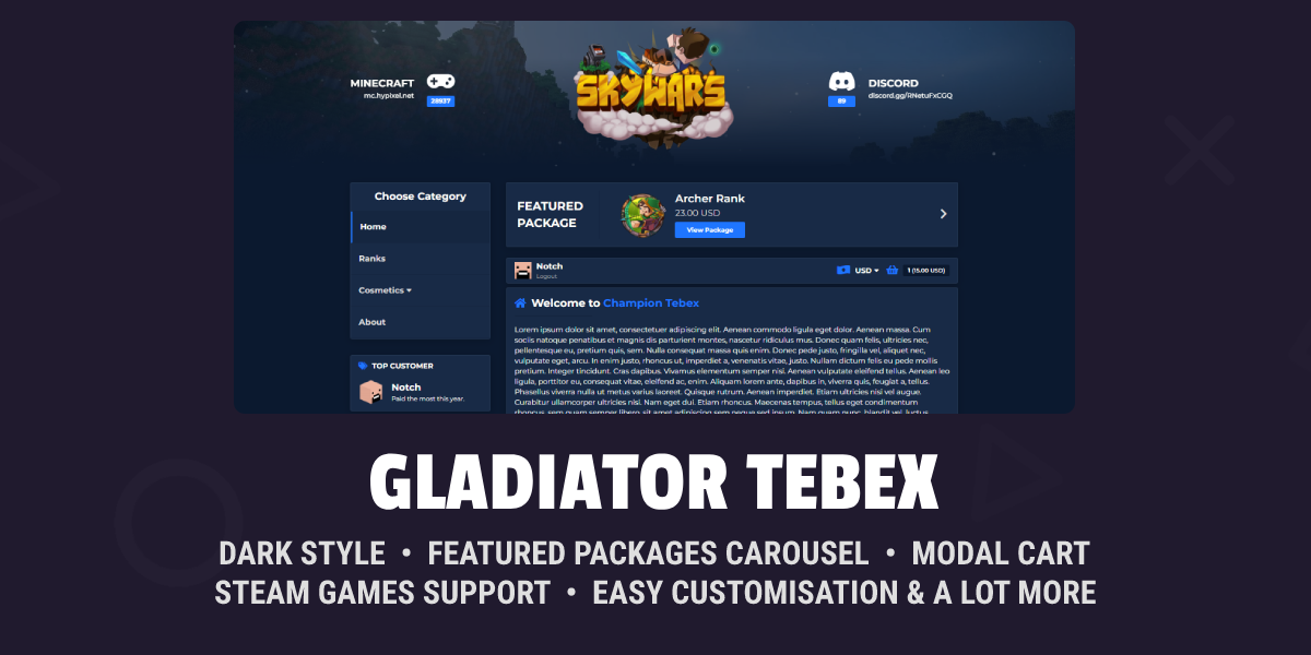 Tebex Themes Bundle Builtbybit Mc Market