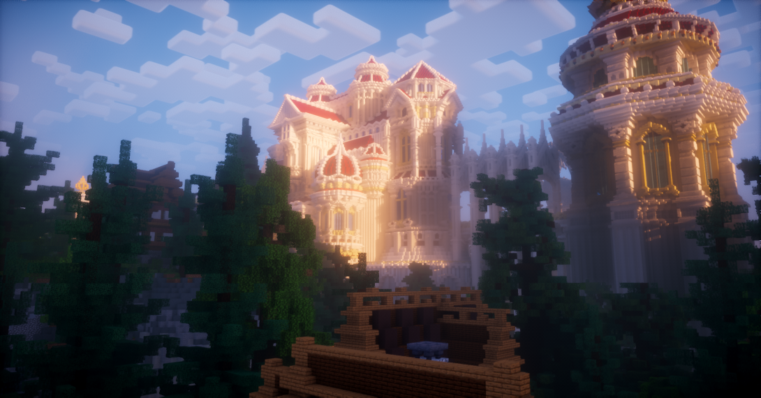 Medieval Red Dragon Castle | BuiltByBit