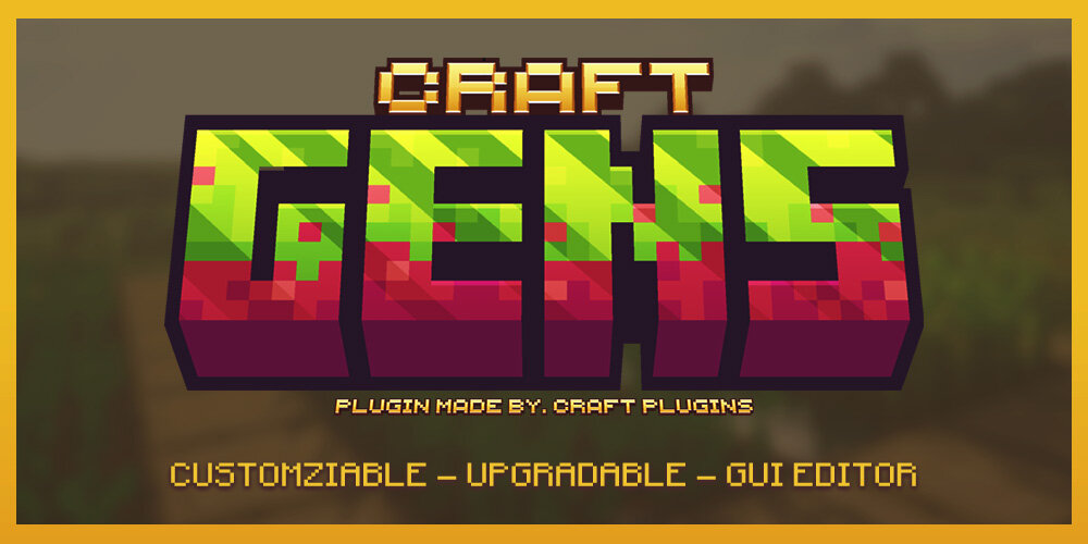 CraftGens - Generators - GUI Editor