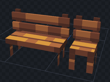 Minecraft Picnic Table Minecraft Pool Chairs Chairs Tables Pack