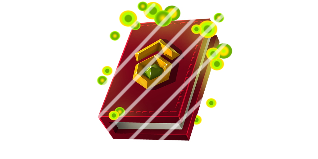 PixelMine_Icon_Item_BookBoost_Emerald_Dots_Max.png