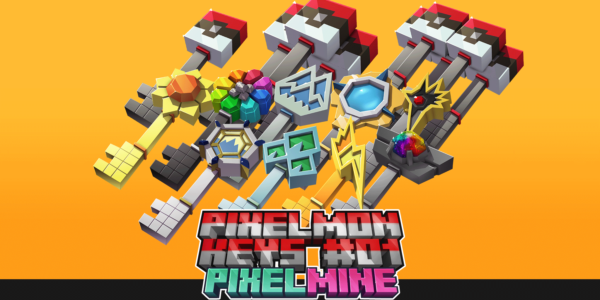 Pixelmon Key Icons 1 | BuiltByBit