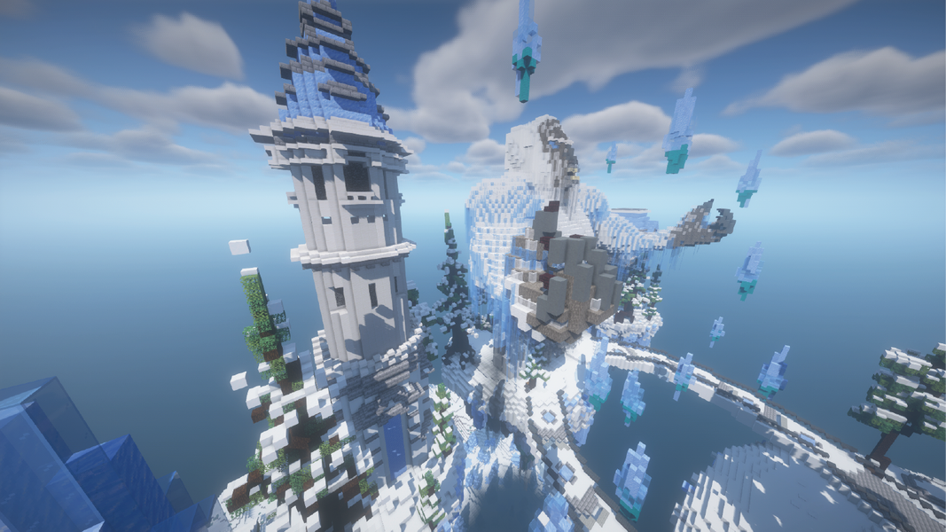 Yeti Palace - Skyblock Spawn / Hub | BuiltByBit