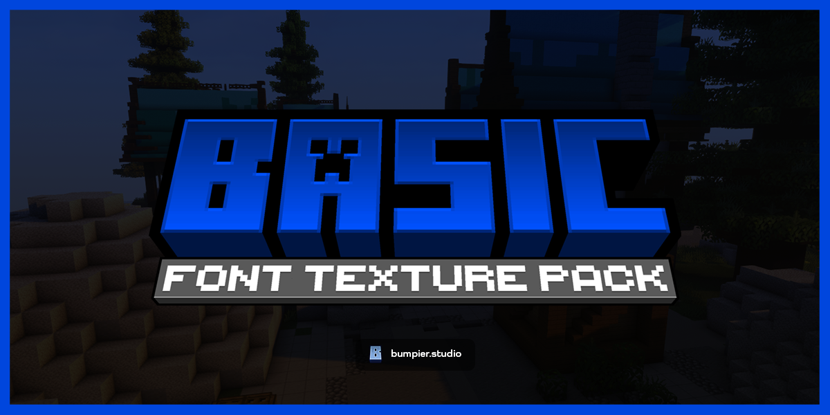 Arcade Font Minecraft Texture Pack