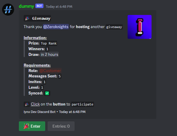 GiveawayRobux - First Giveaway On Discord Join Now