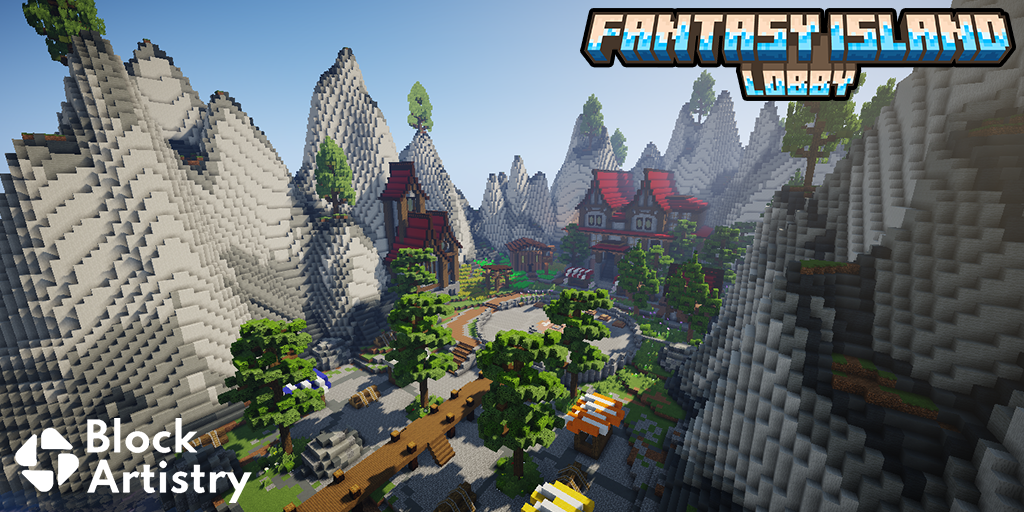 FREE  FANTASY LOBBY - MINI-GAME Minecraft Map