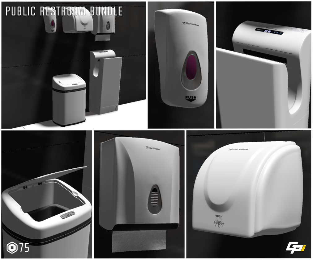Public Restroom Pack BuiltByBit