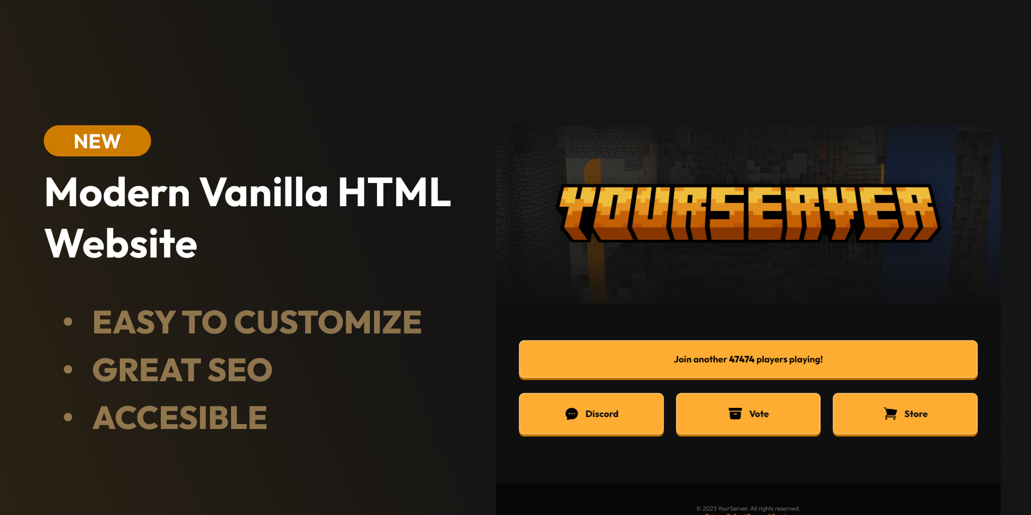 Modern Stand Alone site BuiltByBit