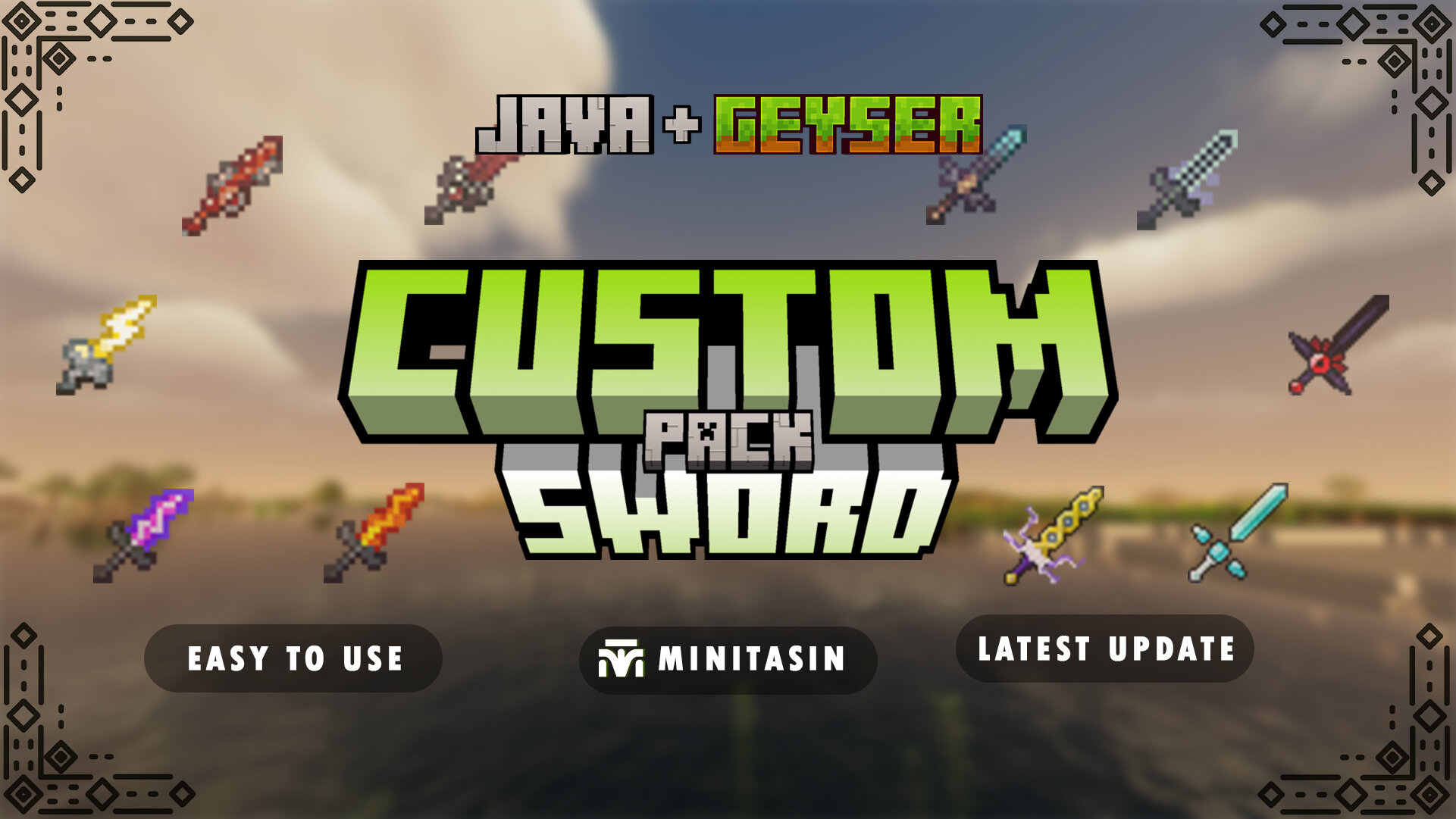 Minitasin Custom Sword Pack