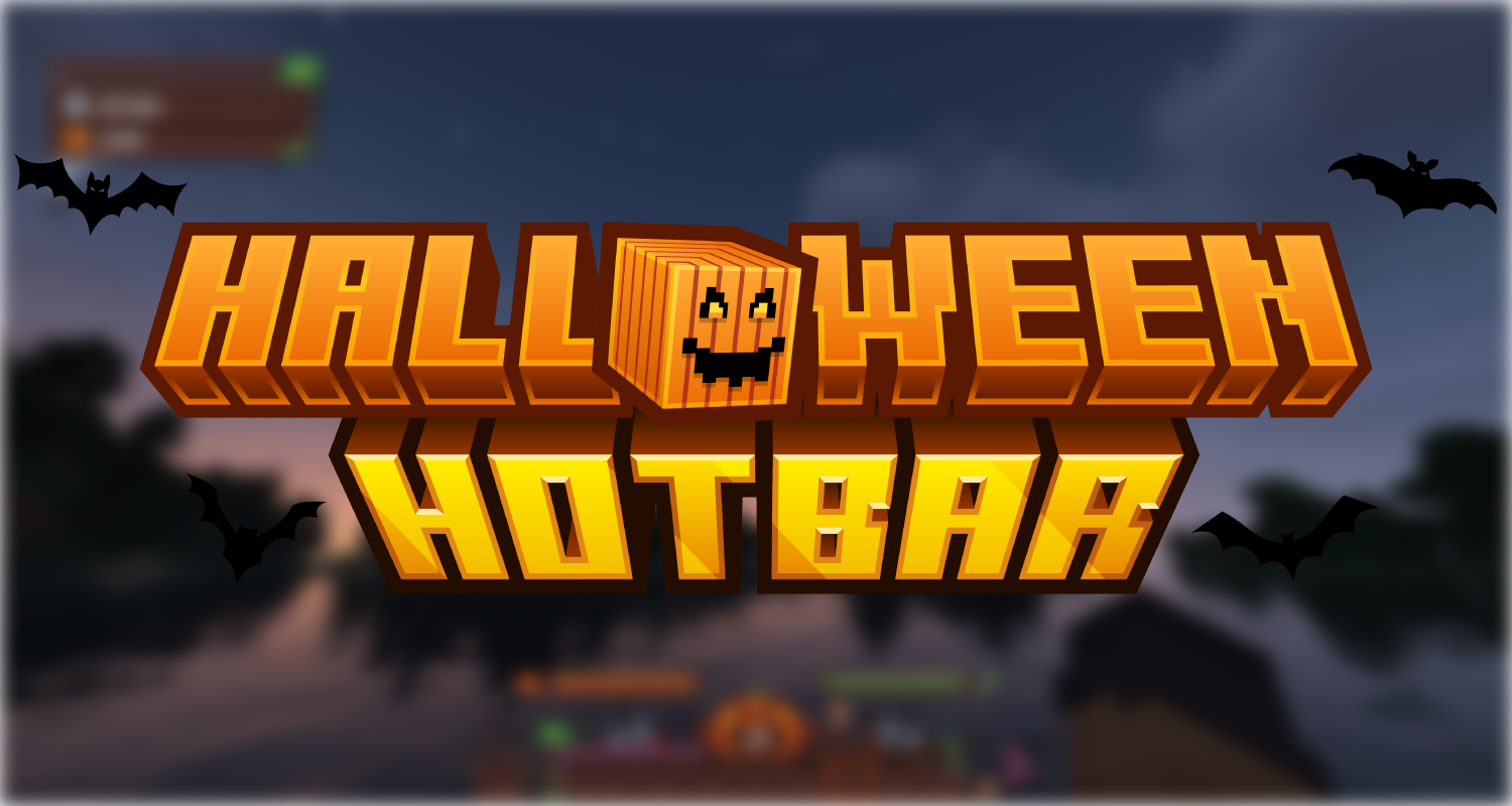 Hud] Hot bar Minecraft Christmas 1.1 / Health Bars