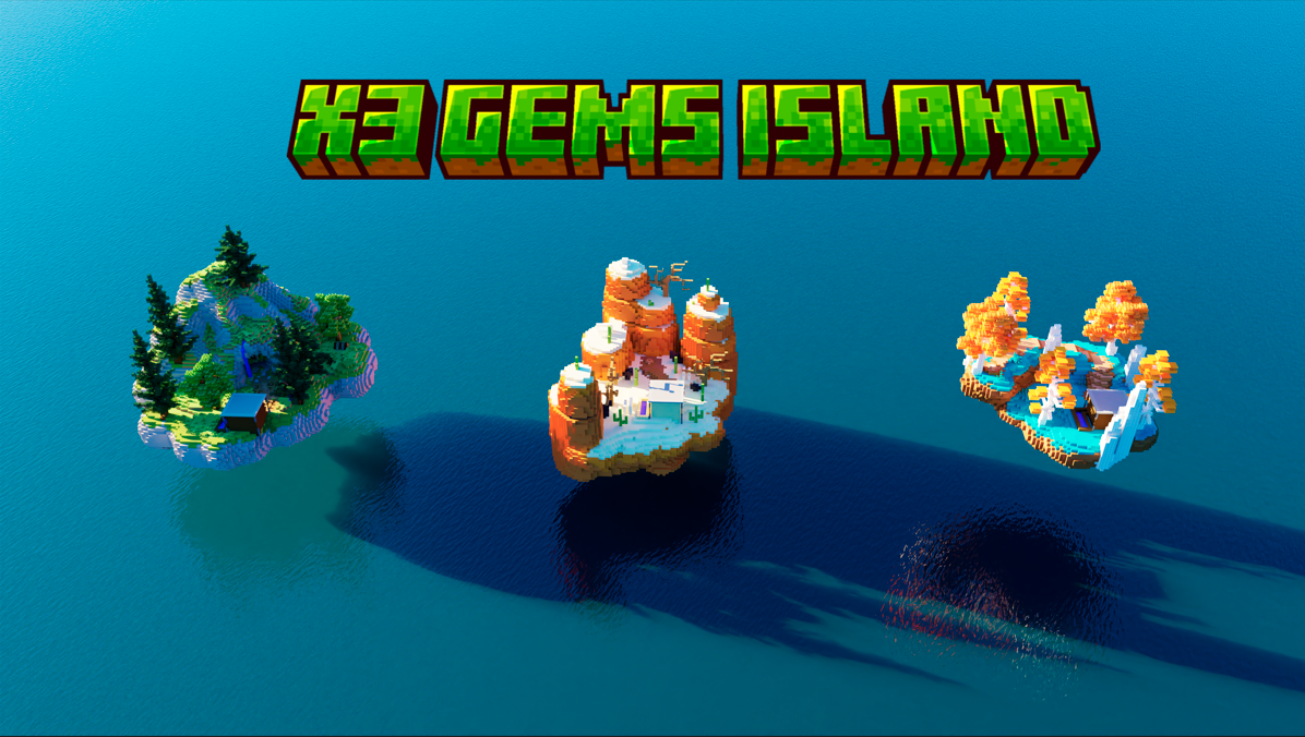 x3 Gems Islands | BuiltByBit