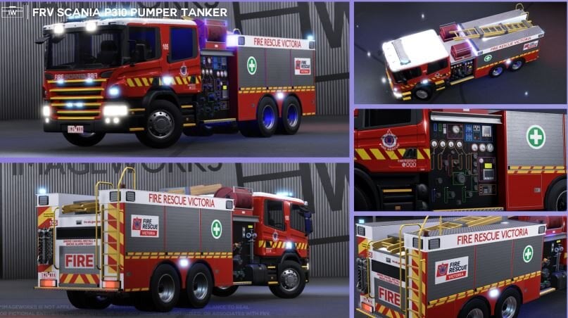 FRV Scania P310 Pumper Tanker | BuiltByBit