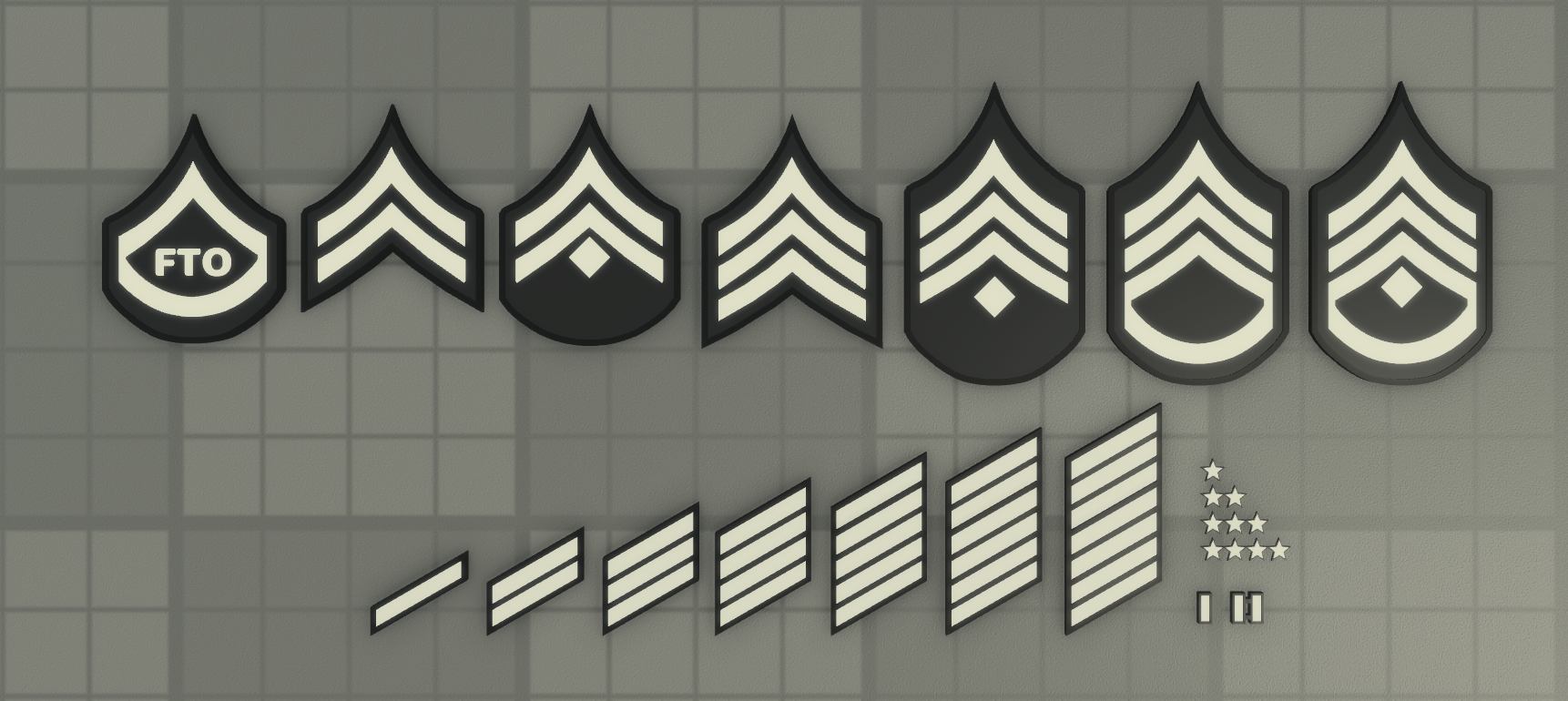 Law Enforcement Rank Insignia Pack | BuiltByBit