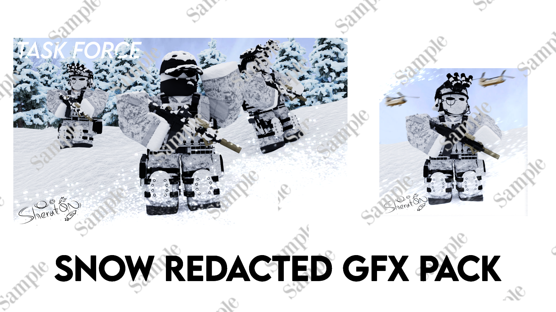 Snow Redacted GFX Pack | BuiltByBit