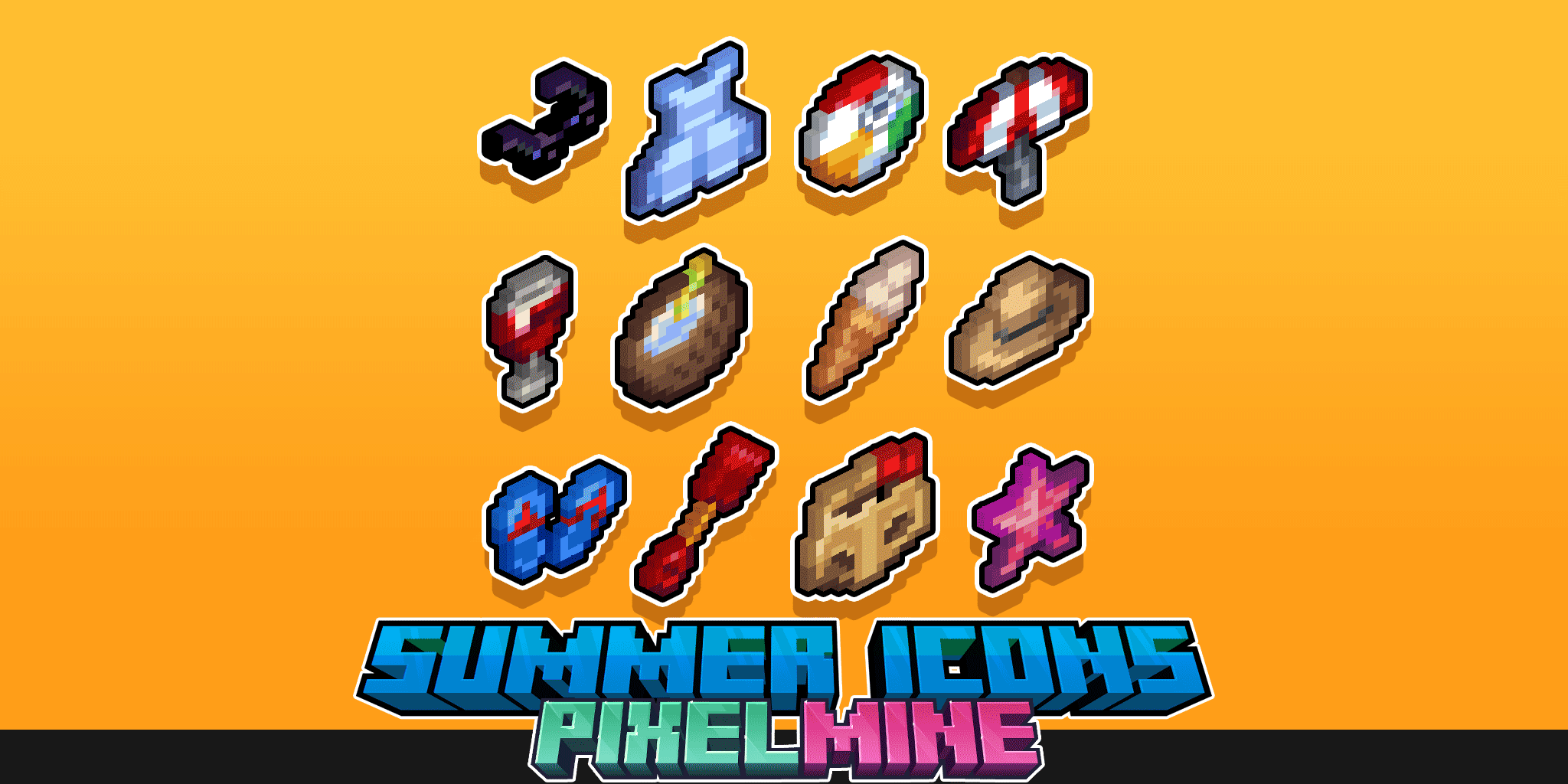 PixelMine_Graphic_PixelArt_SummerIcons_Cover.png