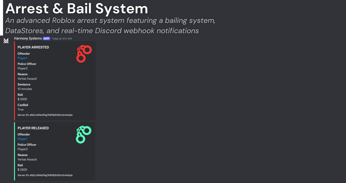 Arrest Bail System BuiltByBit 1627913 