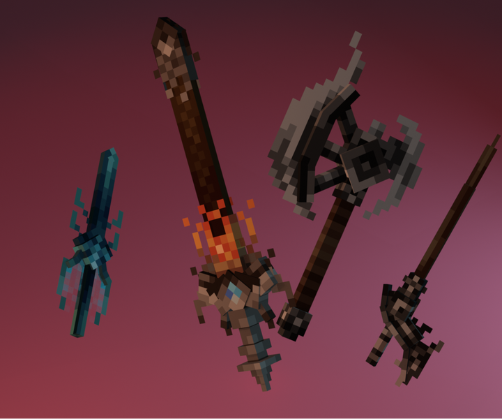 Medieval Weapons Quartet in Fantasy Style.png