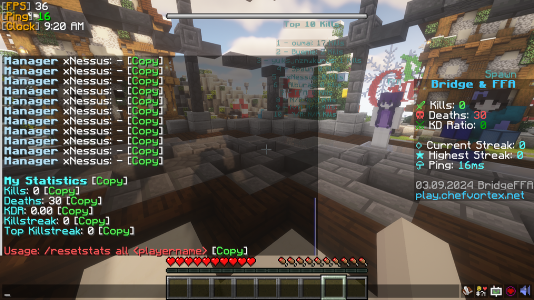 Player Stats | PVP Stats, PlaceHolderAPI | BuiltByBit