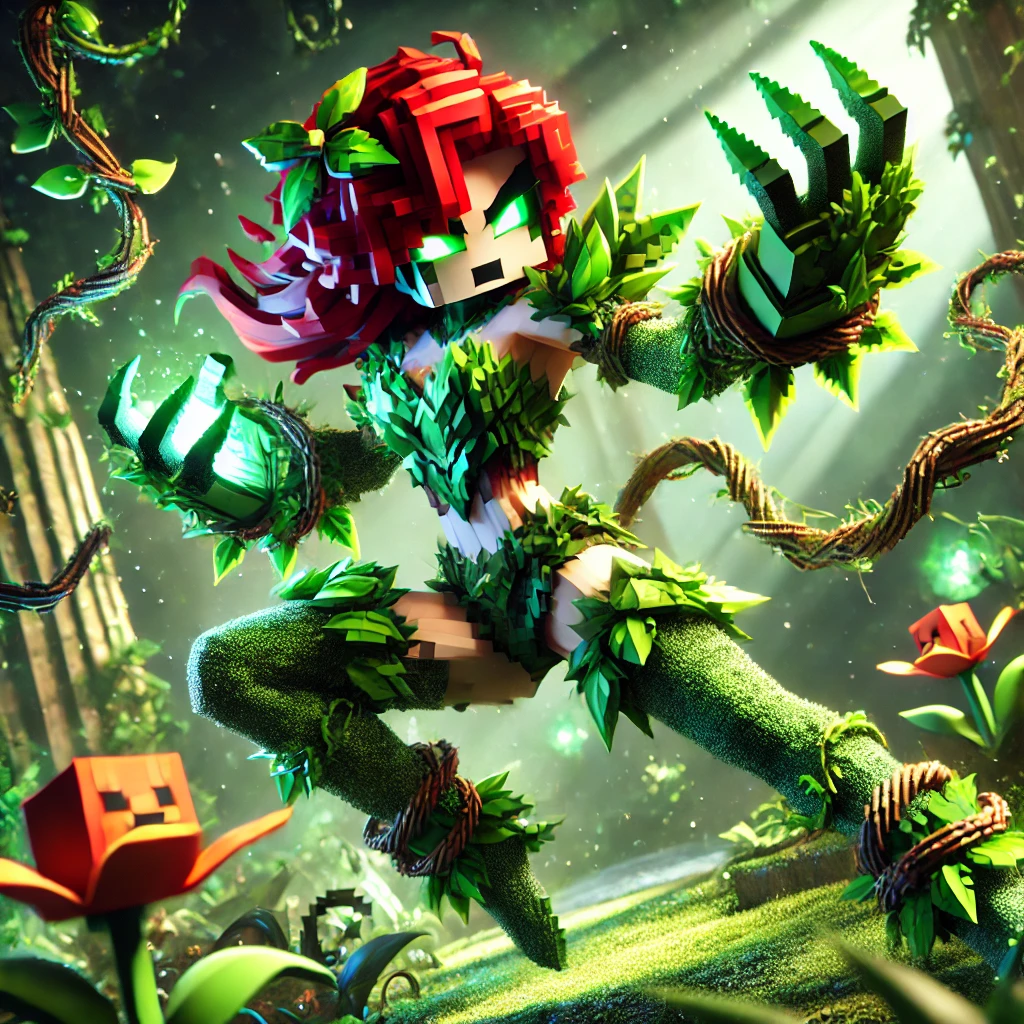DALLÂ·E 2024-09-03 18.36.38 - A dynamic and powerful Poison Ivy character inspired by Minecra...png
