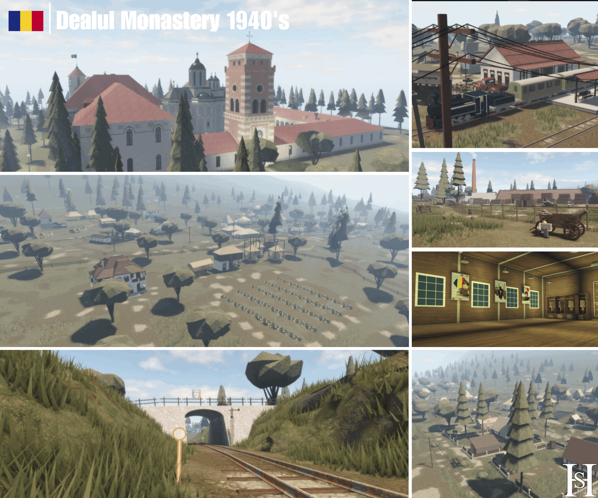 Dealul Monastery 1940's Thumbnail.png