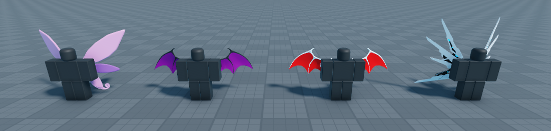 Wings Pack 2 - 4x Roblox-Ready Models | BuiltByBit