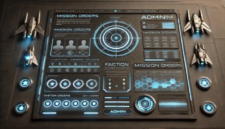 DALL·E 2025-01-09 10.54.03 - A sci-fi themed interface for a roleplay game, showing a futurist...png