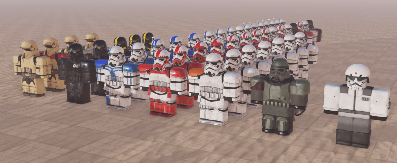 CUSTOM Expanded Stormtrooper Morphs -255 | BuiltByBit