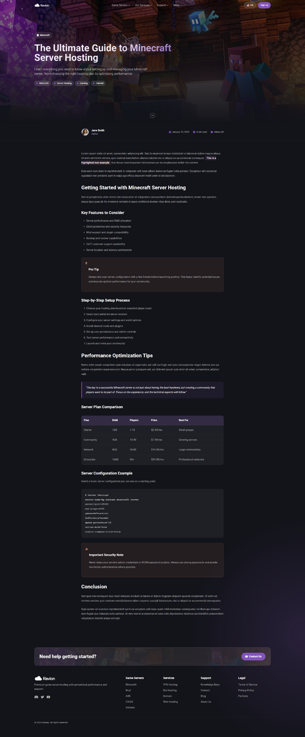 The Ultimate Guide to Minecraft Server Hosting - Ravion.png