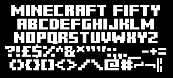 PixelMine | Minecraft Fifty Font | BuiltByBit (MC-Market)