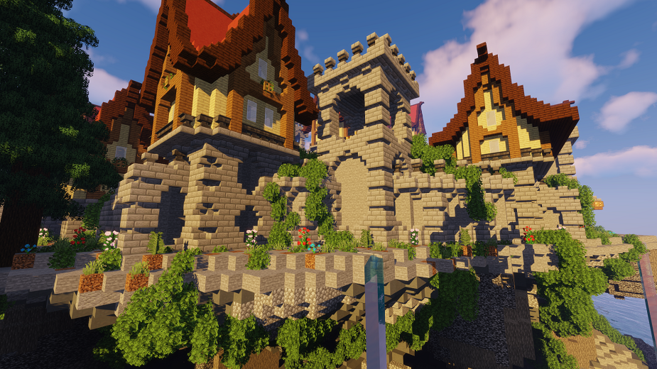 Minecraft: How to build a Medieval Tower 1.14.4 