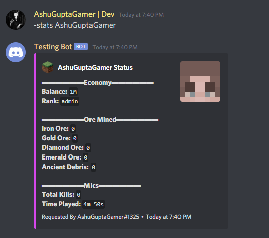 Discord App - RisingCord Bot Developer