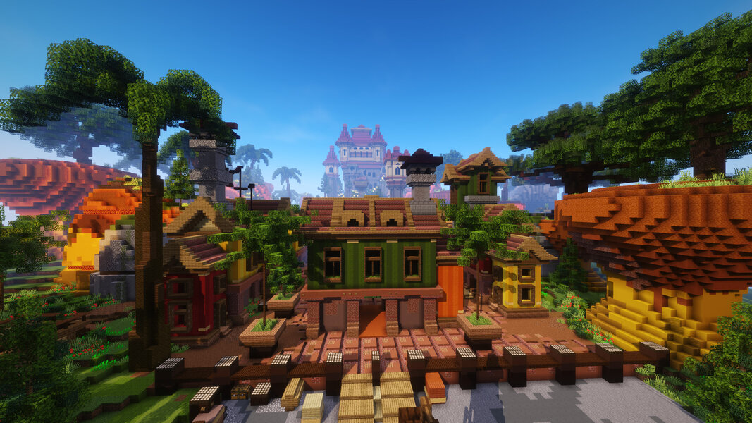 BedWars Tropical Village - BreadBuilds