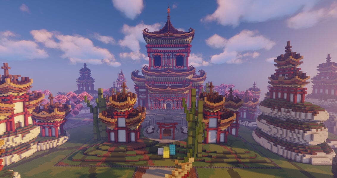 Minecraft PAGODA by Voskov on DeviantArt